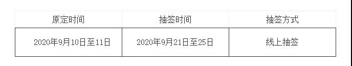 关于变更九月份商标注册同日申请抽签时间及方式的通告